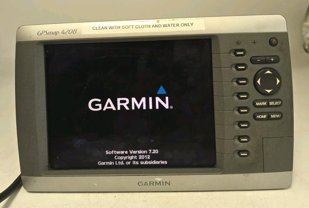 Garmin Gpsmap 4208 Chartplotter / Sonar Display Radar Fishfinder