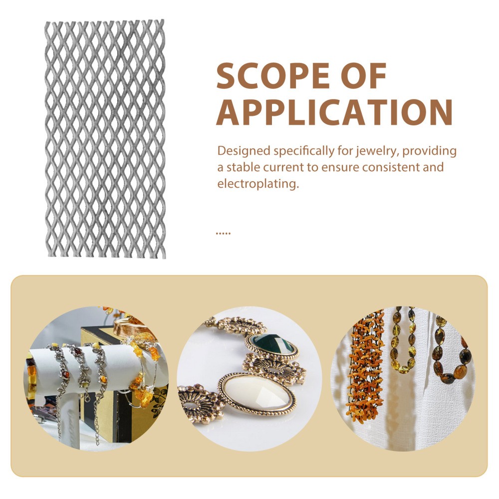 Electroplated Titanium Mesh Electrode Jewelry Plating Electroplating Tool