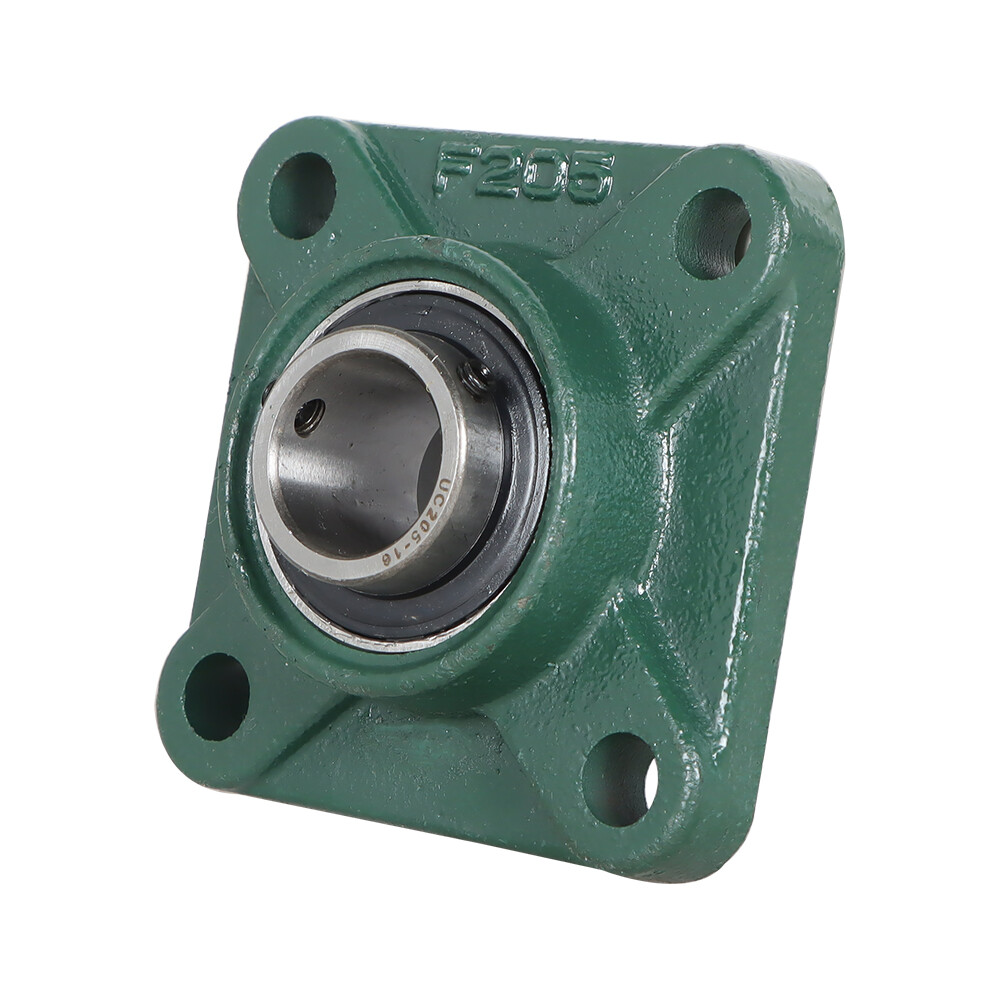10 Pack UCF205-16 Pillow Block Flange Bearing 1" Bore 4 Bolt Solid Base