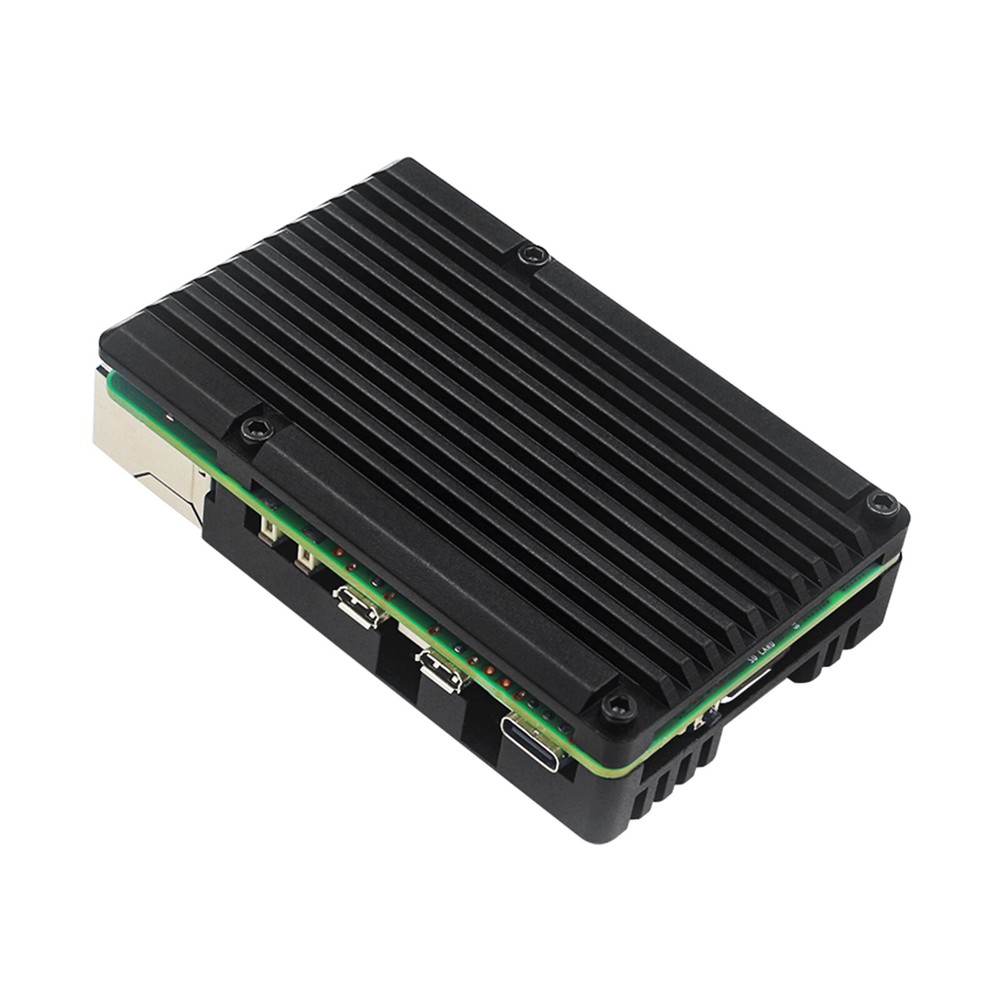 Metal Casing Raspberry pi5 Passive Cooling Casing Optional Cooling Fan US