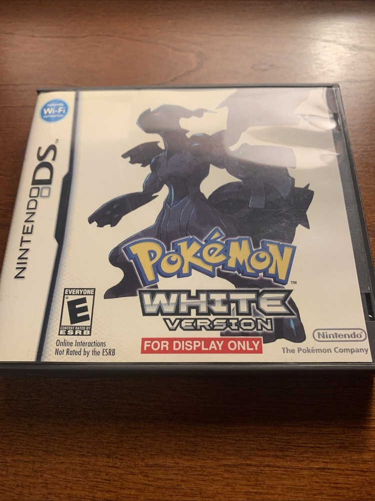 Pokemon White Version Nintendo DS Replacement Case ONLY No Game - For Display