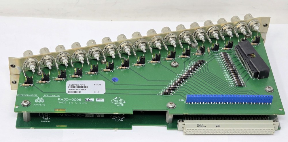 Pelco CM9770-RPC / 32 Input Rear Panel Card Rev:A0