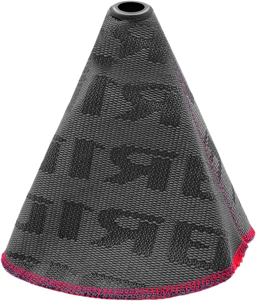 Car Shift Boot Cover, Waterproof Canvas Fabric Manual Automatic Shift Knob Gray