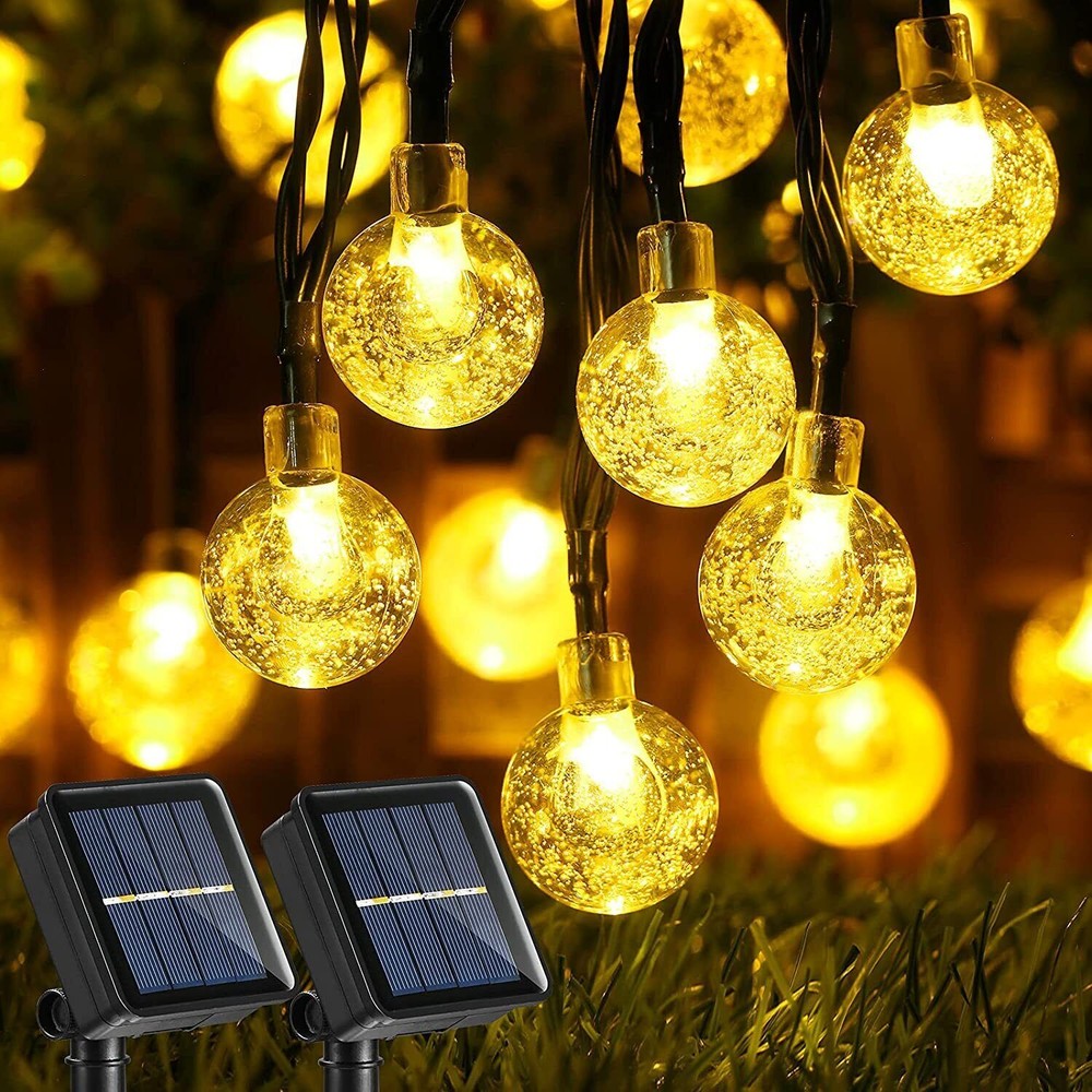 Solar Powered 30 LED String Light Garden Path Yard Decor Lamp Outdoor Waterproof