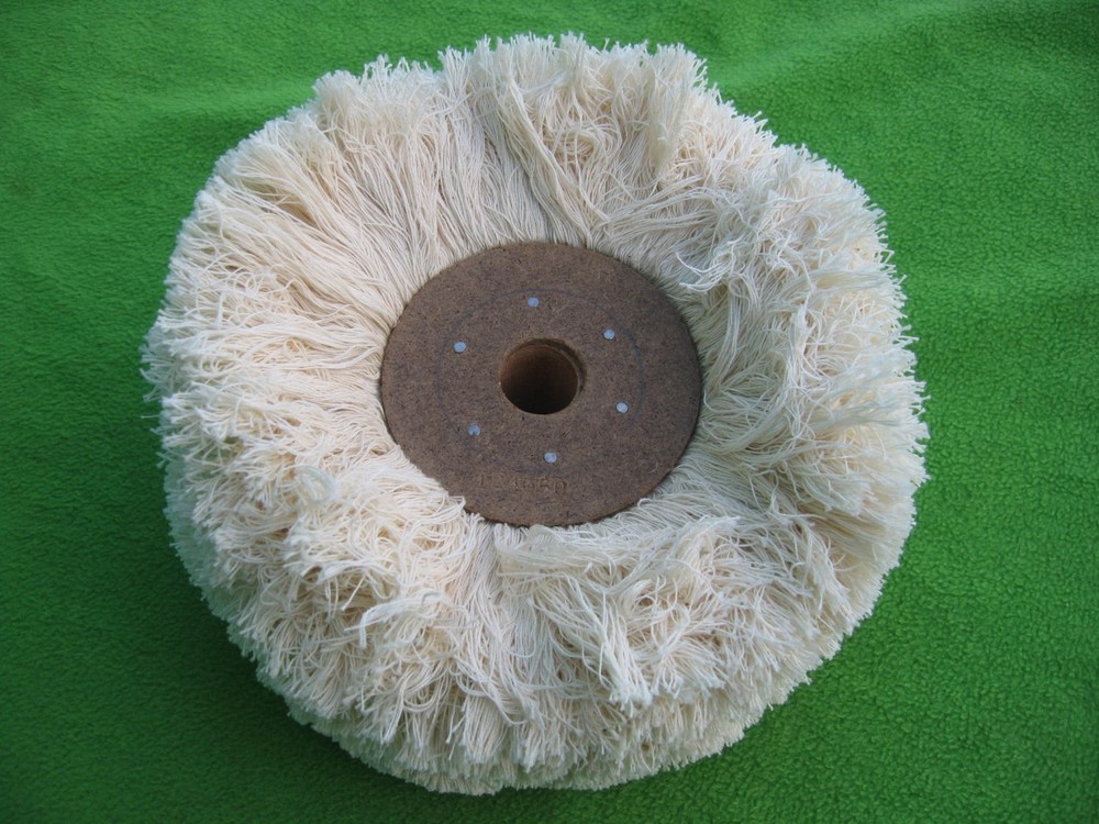 BUFFING WHEEL 9 x 2-1/4" x 1 CLOTH STRING BUFFER FINISHING POLISHING SOFT 124350
