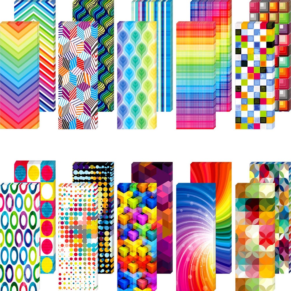 Laminated Book Markers Optical Bookmarks Reading Creative Colored Multicolor