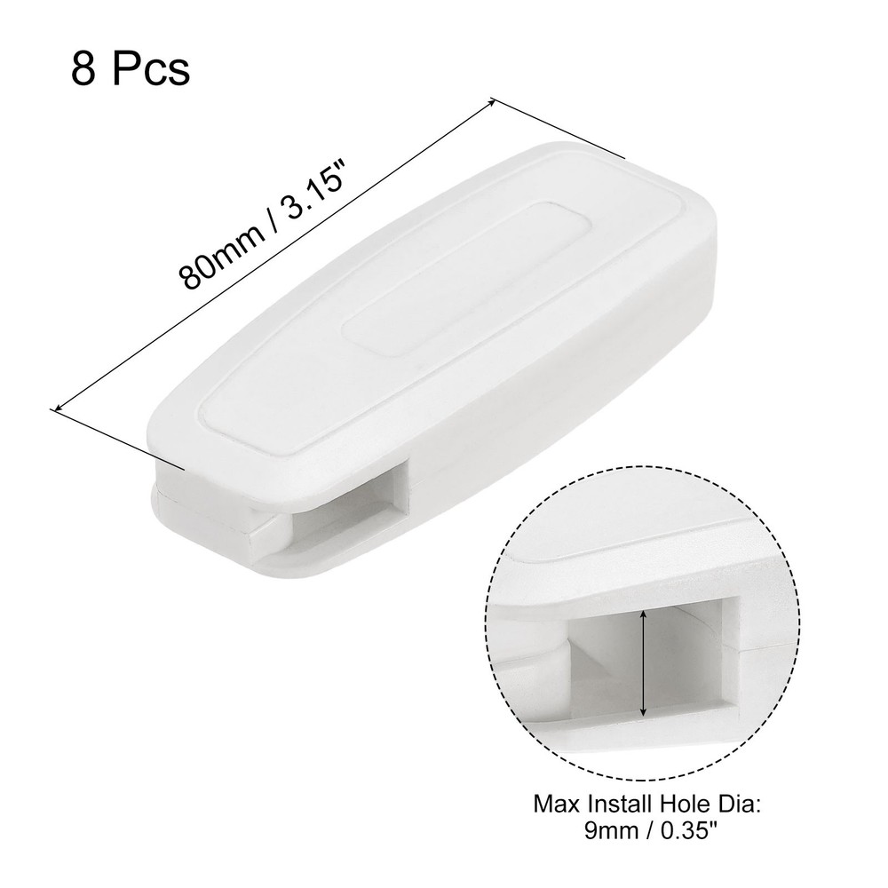 8Pack Blinds Chain Handle 80mm Roller Shade Cord Weights White