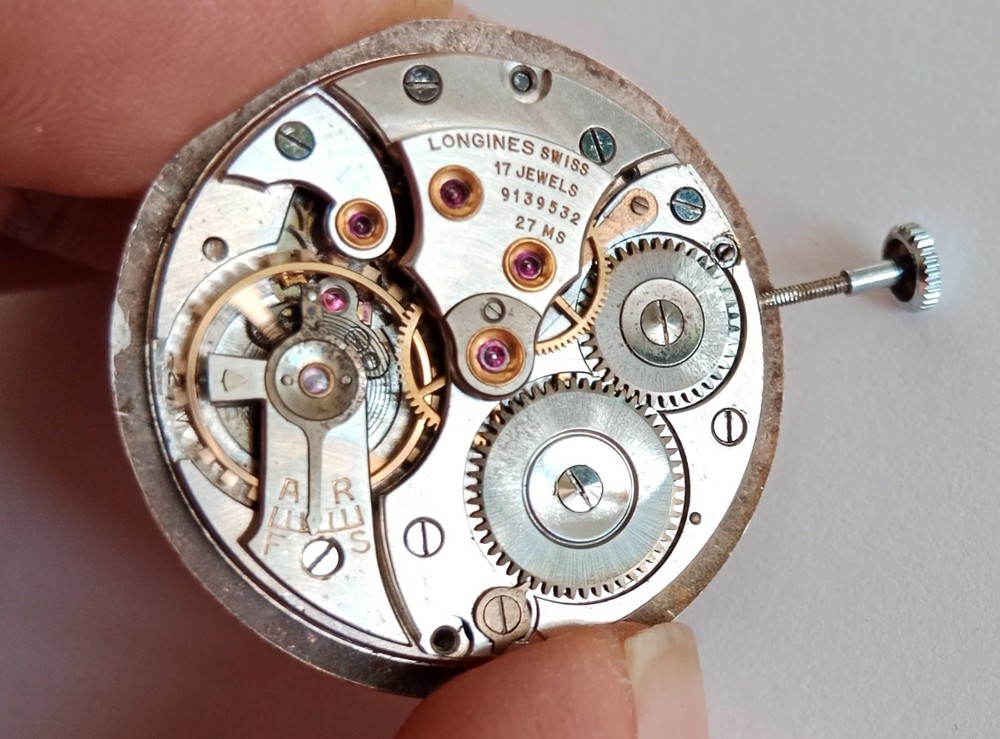 Longines Cal.27MS Complete and Working + Dial, Year 1953
