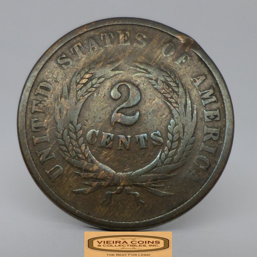 1864 Two-Cent Piece, 2 Cents Piece - #C35463NQ