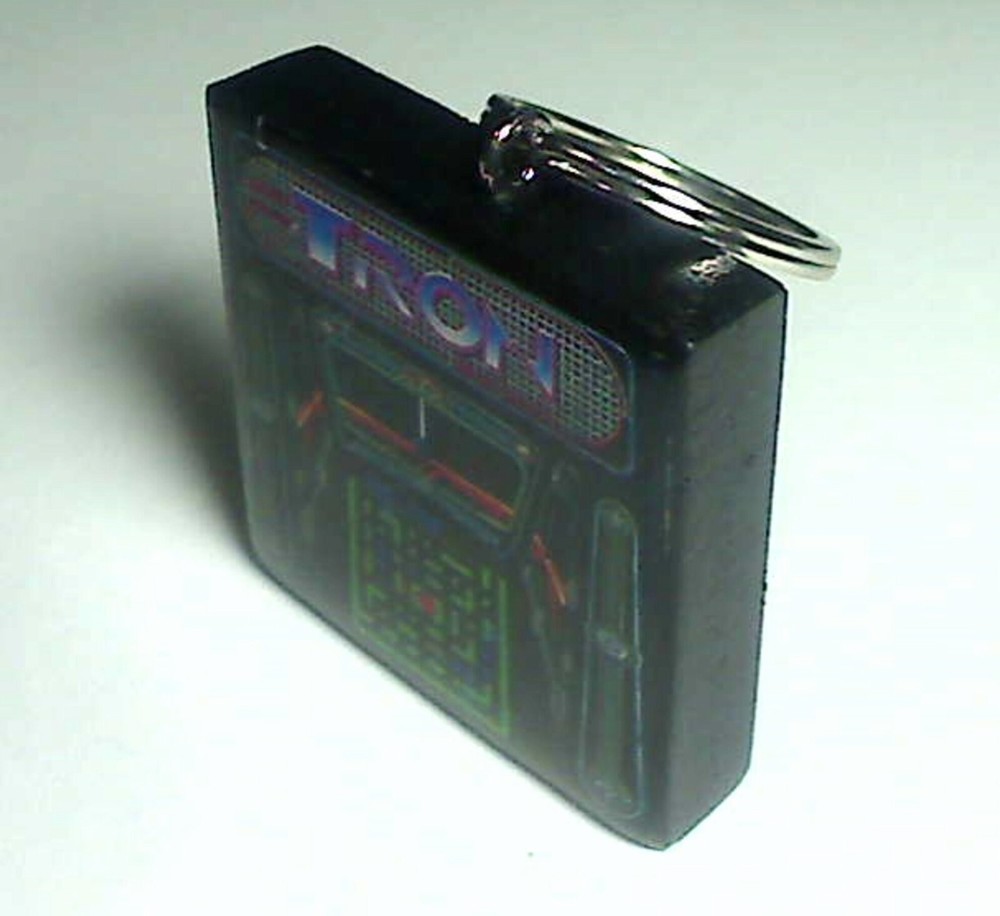 TRON Arcade Coin Door accessory Keychain