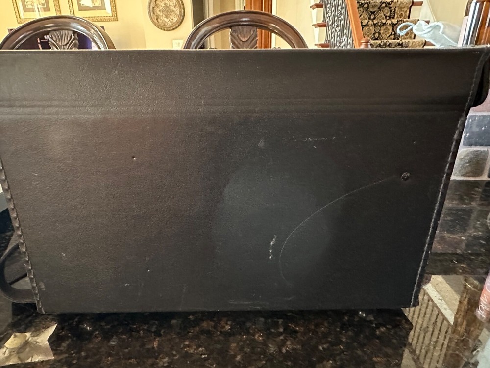 Megger Biddle Instruments Vintage Black Carrying Case w Strap - Case Only