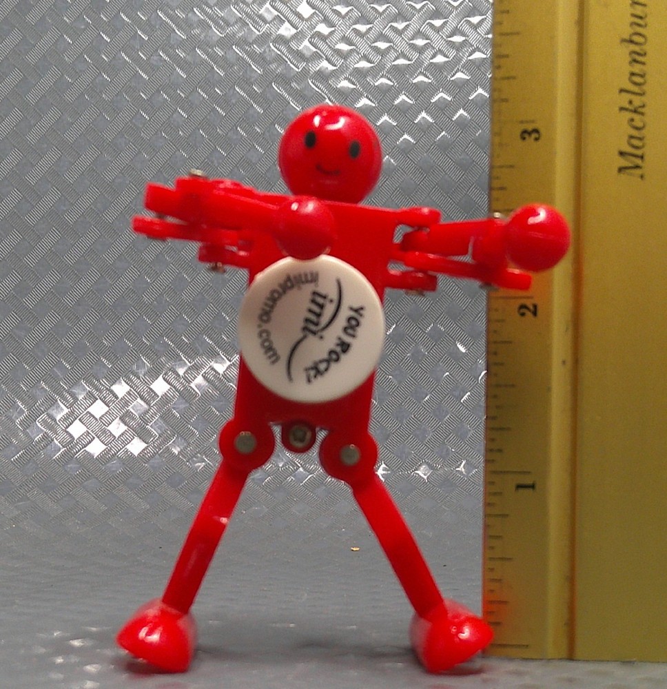 OFFICIAL MARVEL STUDIOS PROP Red Boogie Bot Promotional Dancing Figure COA