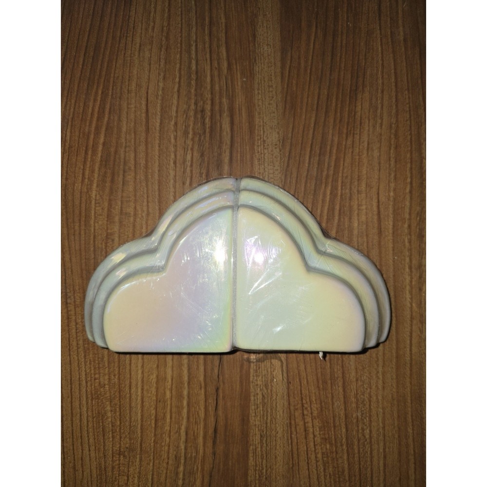 Ceramic Bookends 2 Count Rainbow s30