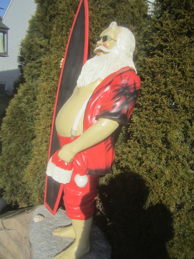 VINTAGE SURFING SANTA