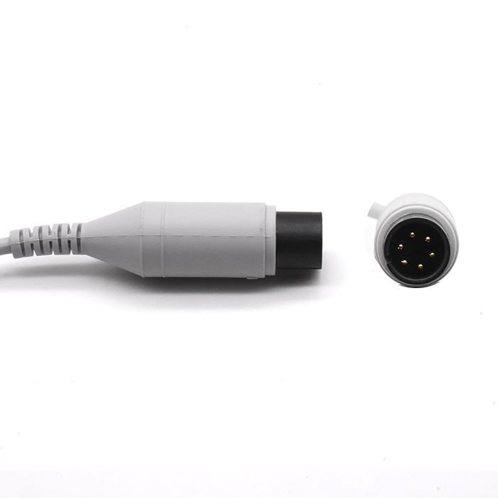Zoll ECG Compatible 6 Pin 5 Leads - Snap