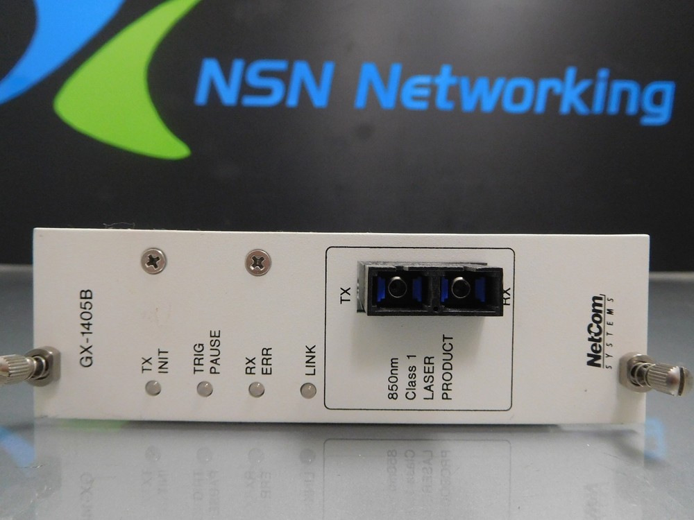 SmartBits Spirent NetCom Systems GX-1405B 1000SX Gigabit Multi-Mode Module
