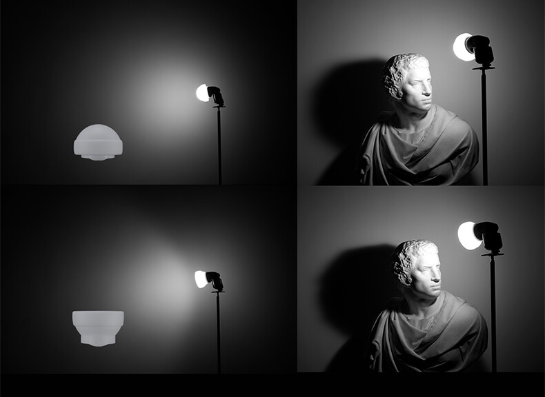 Silica Gel Soft Light Diffuser for Godox AD200Pro AD100Pro V1 Speedlite Flash