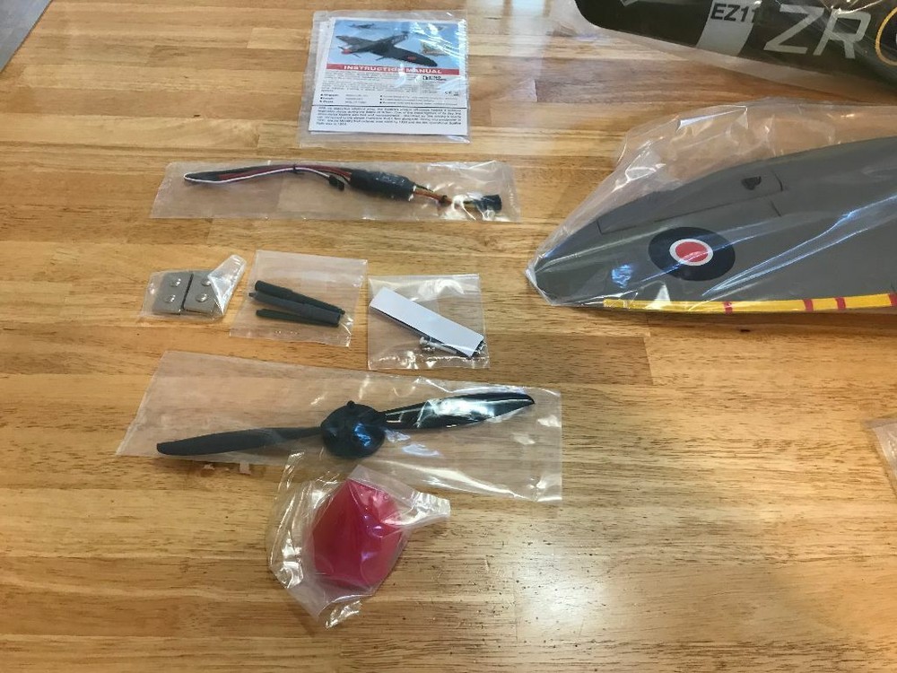 Flying Legends Spitfire RC Warbird Airplane ARF Kit Plus