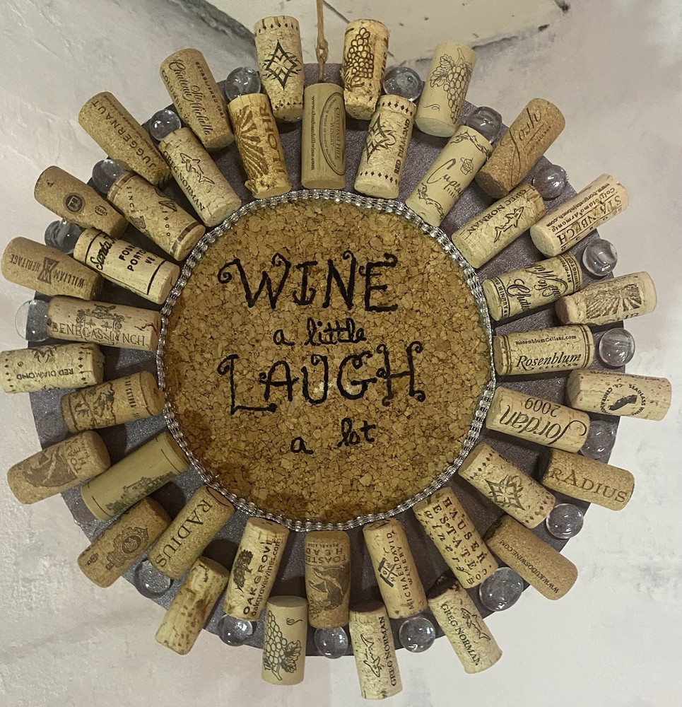 Decorative Handmade Wine Cork Wreath