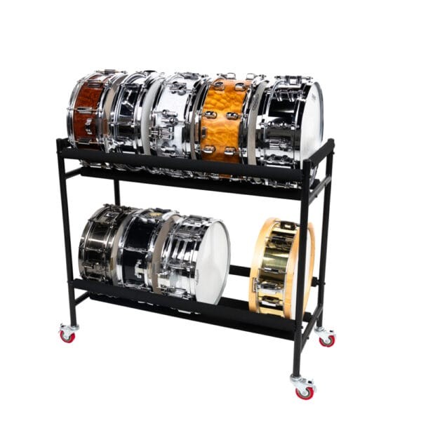 Gator Frameworks Two-Tier Snare Rack with Locking Casters
