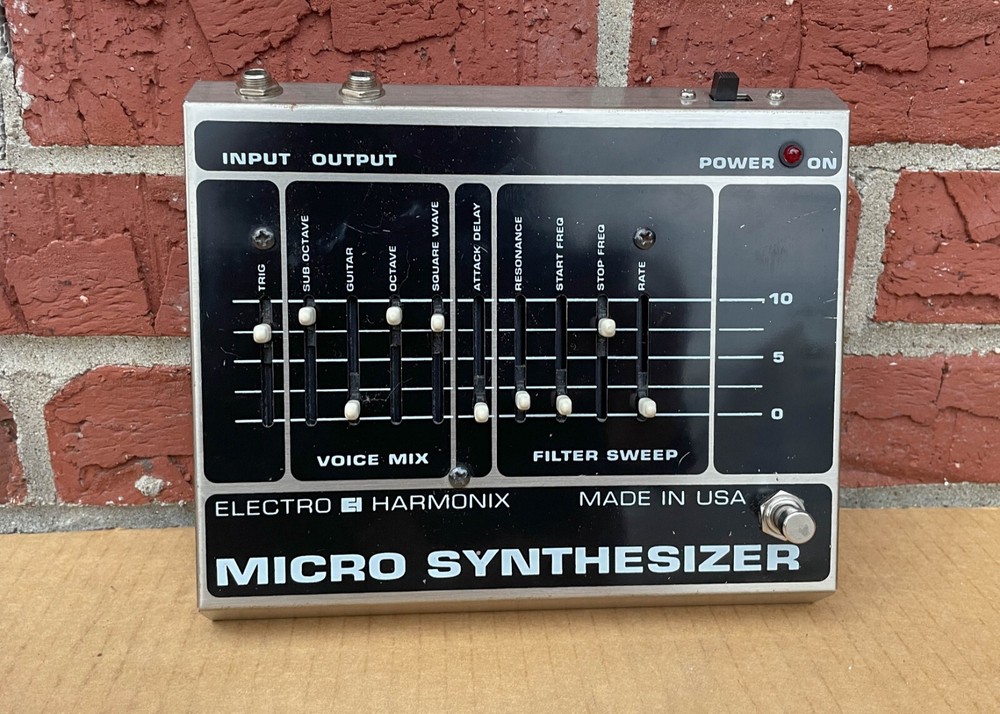 EH Electro Harmonix Micro Synthesizer Analog Guitar Microsynth Vintage Rare