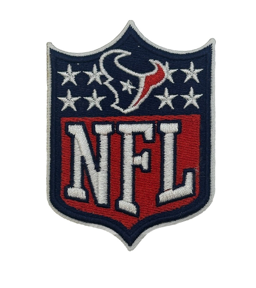 Houston Texans NFL Logo Patch 2” X 3” Iron On Embroidered