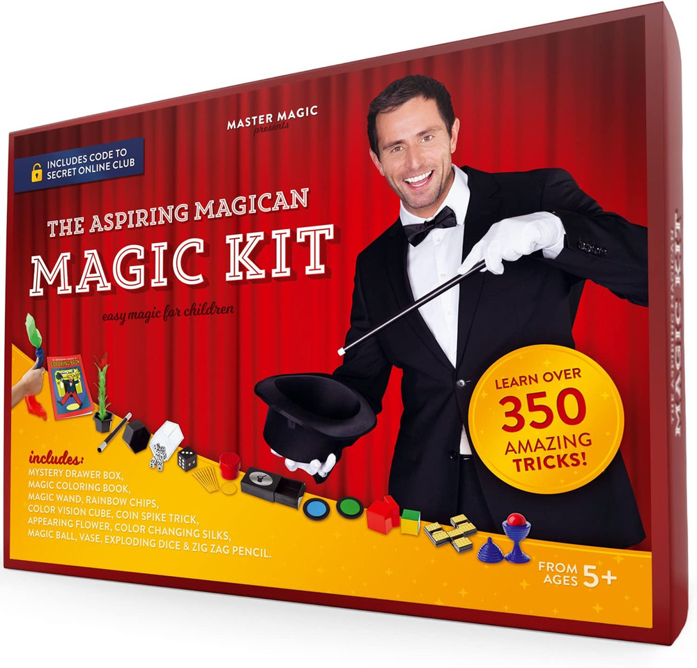 Magic Kit - Easy Magic Tricks for Children - Learn over 350 Spectacular Tricks w