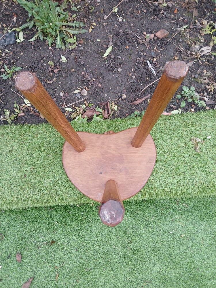 Robert Thompson 'The Mouseman' Stool Pre 1930s Vintage