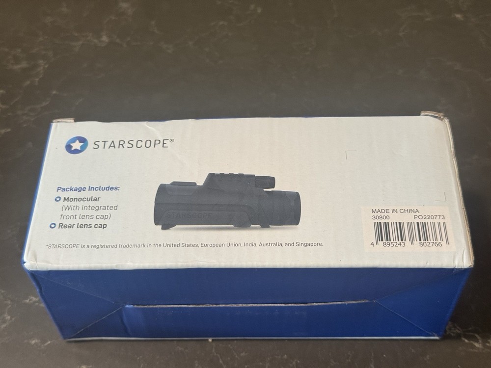 Starscope Monocular Telescope Adjustable Scope 10x High Powered