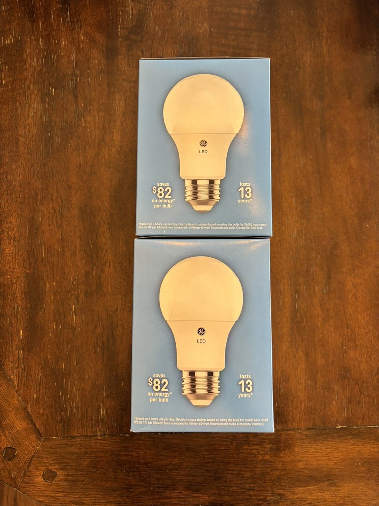 24 Bulbs GE Daylight Led Light 10W Replacement 60W General Purpose Dimmable A19