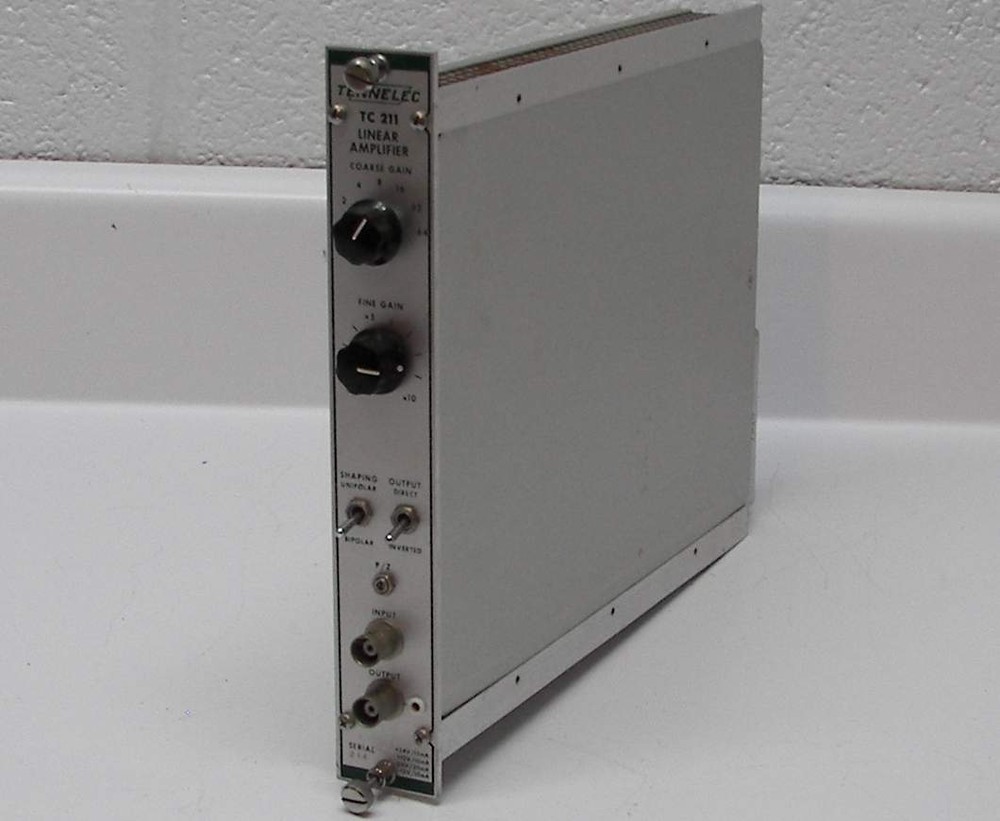 TENNELEC TC 211 LINEAR AMPLIFIER NIM BIN MODULAR