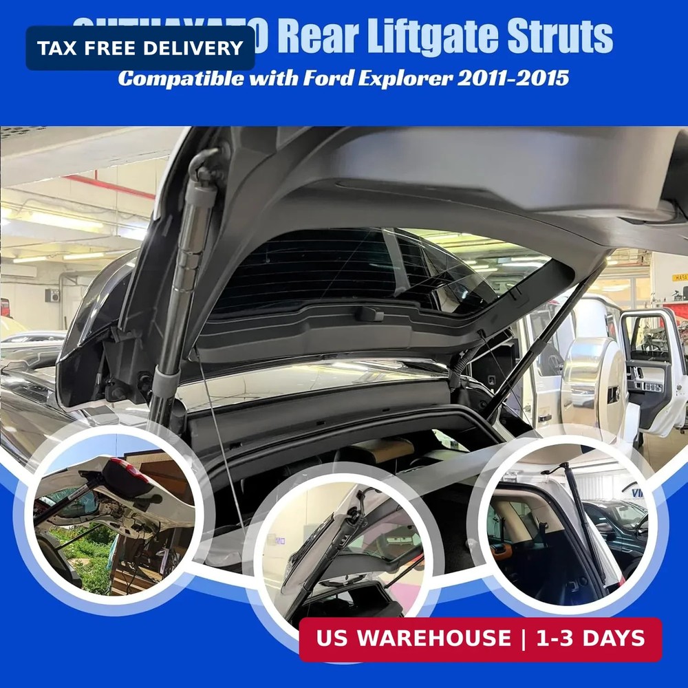 OTUAYAUTO Electric Rear Hatch Struts - Replacement for 2011-2015 Ford Explorer R