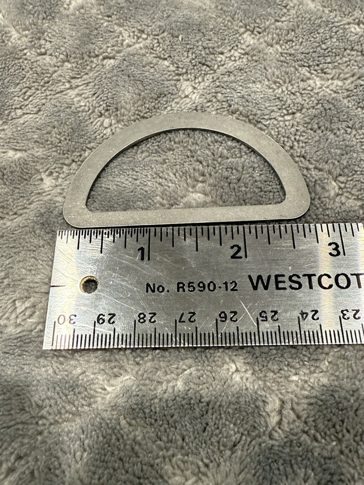 D-Ring Stainless Steel - Flattened Ends