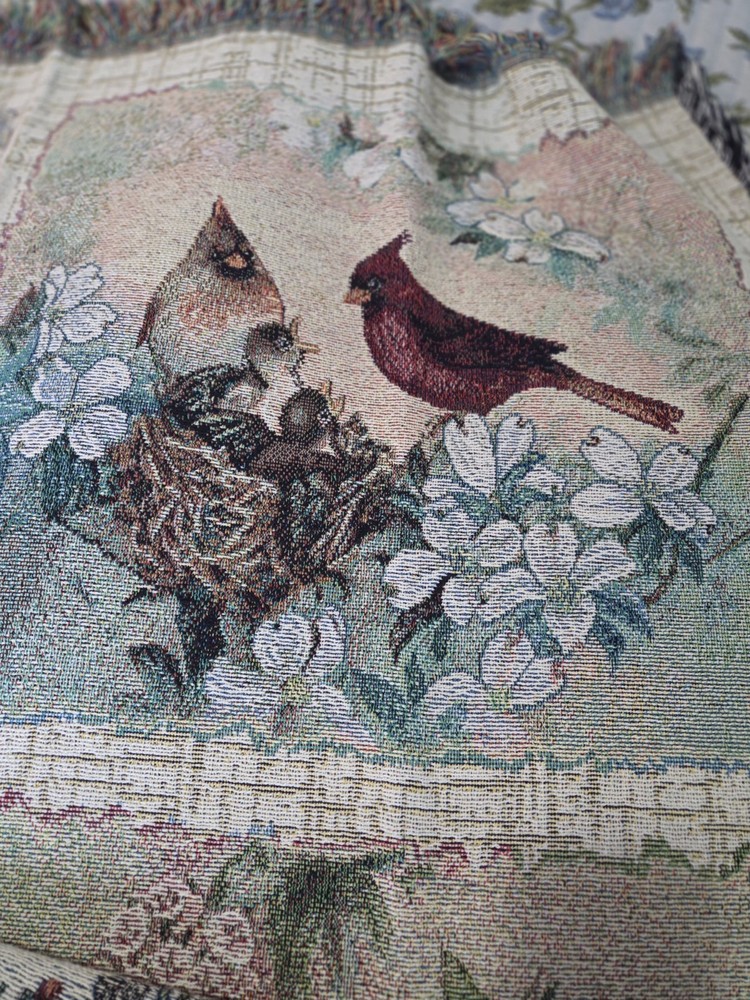 Songs Of Spring Tapestry Afghan