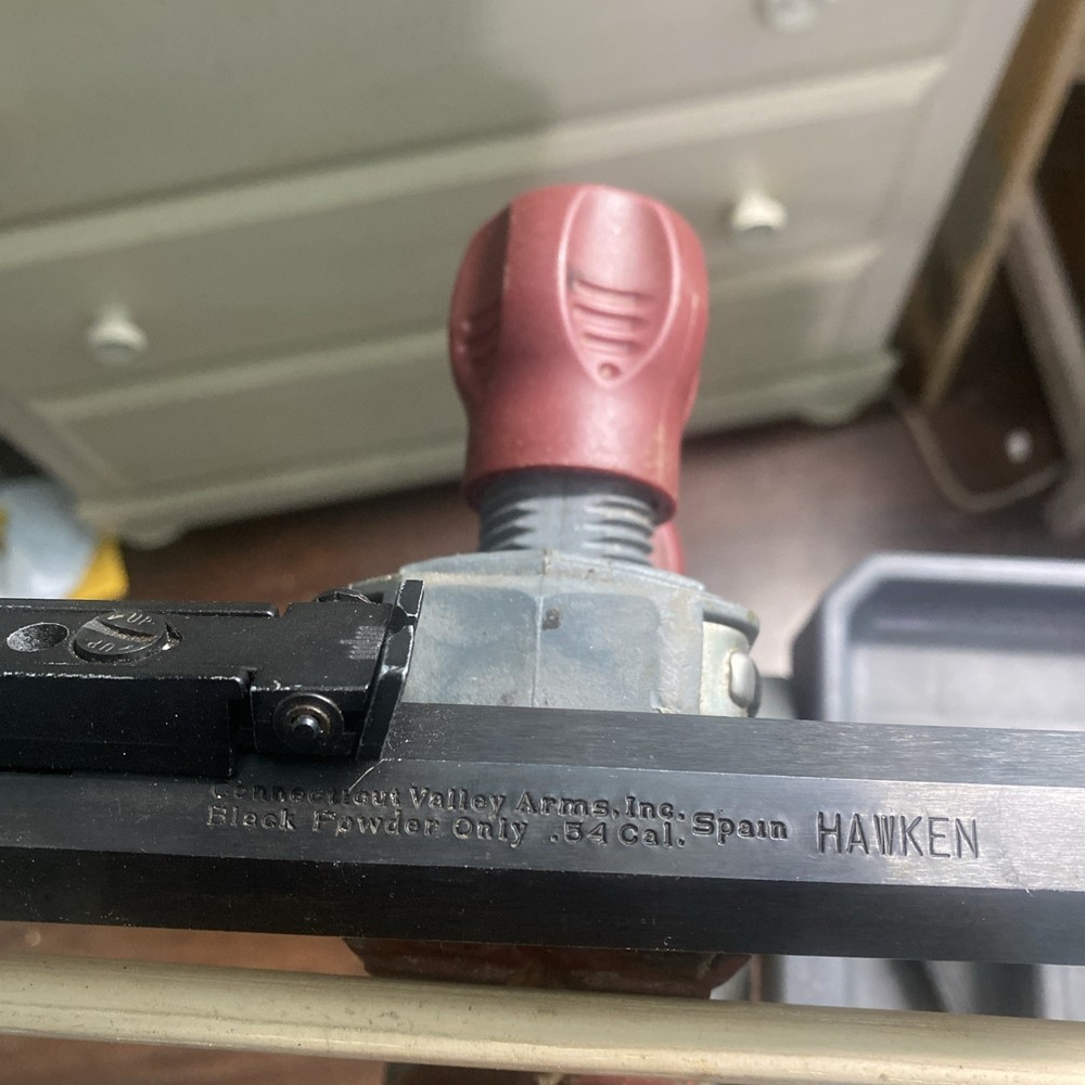 CVA Hawken 54 Cal Muzzleloader , 28”x 1” Barrel With Attached Tang