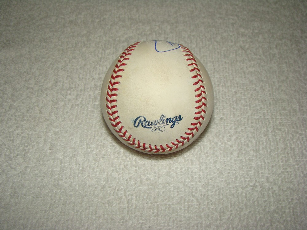 Ike Blessitt Hand Signed Spring Training Baseball Used Detroit Tigers MLB