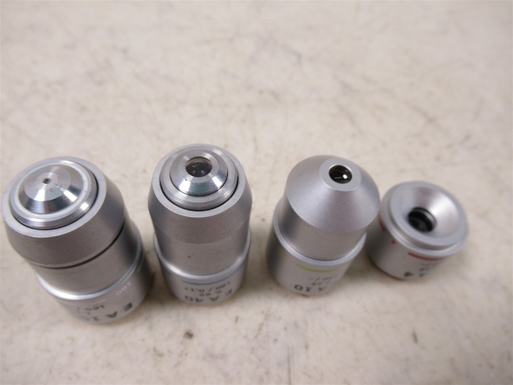 Wolfe Contour Microscope Objective Lenses EA100x EA40x EA10x EA4x