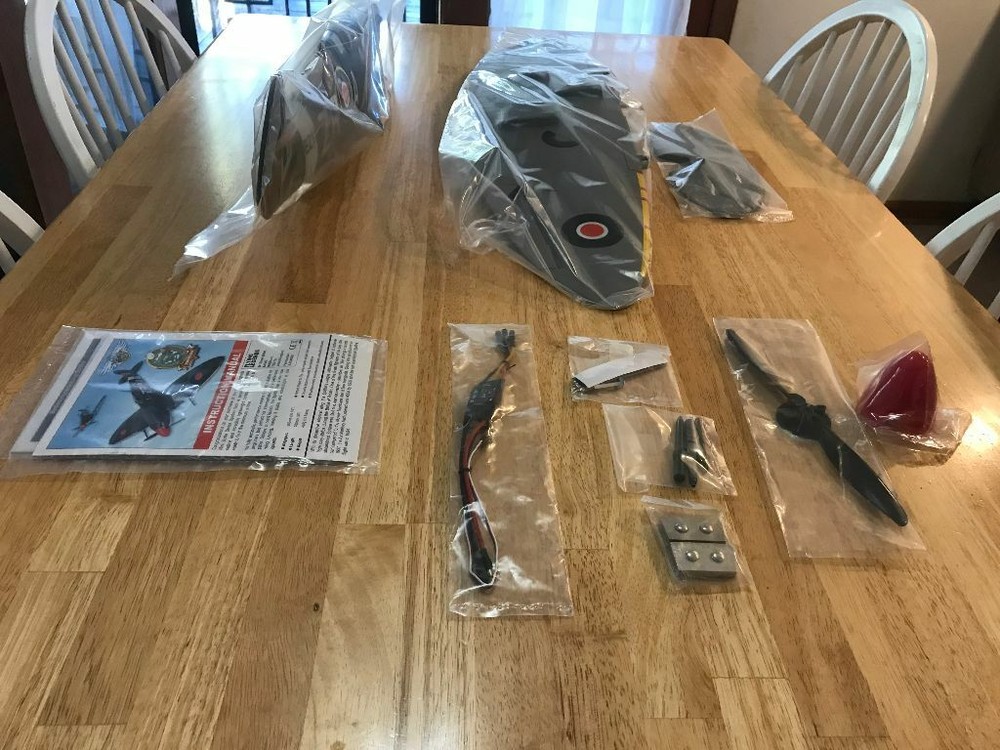 Flying Legends Spitfire RC Warbird Airplane ARF Kit Plus
