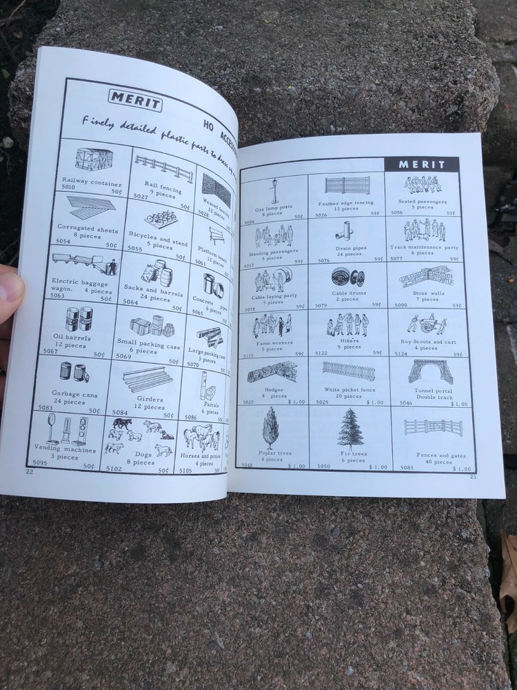 1965-6 Con-Cor Models for Railroads Train Catalog