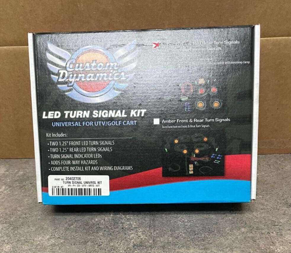 Custom Dynamics - CD-UTV-ARTS-KIT - UTV Turn Signal Kit UNIVERSAL FIT
