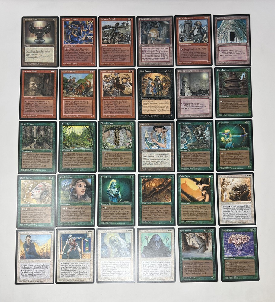MTG Magic the Gathering Complete Set - FALLEN EMPIRES
