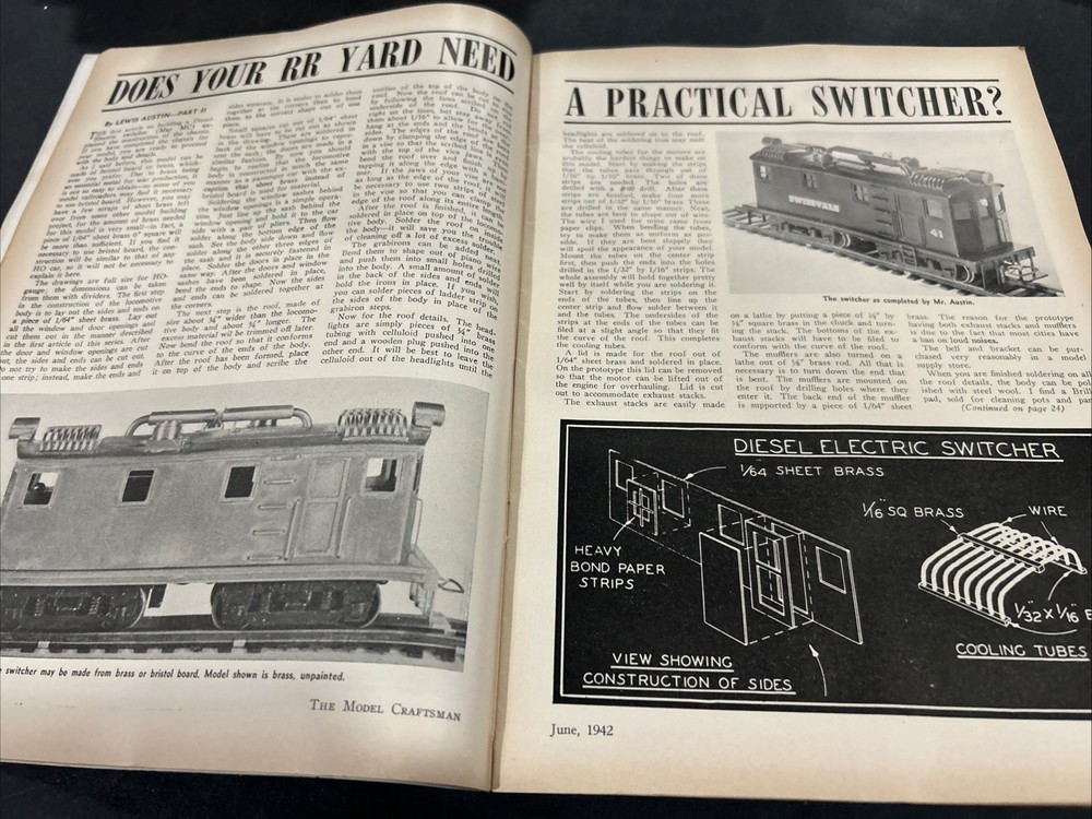 Model Craftsman June, 1942