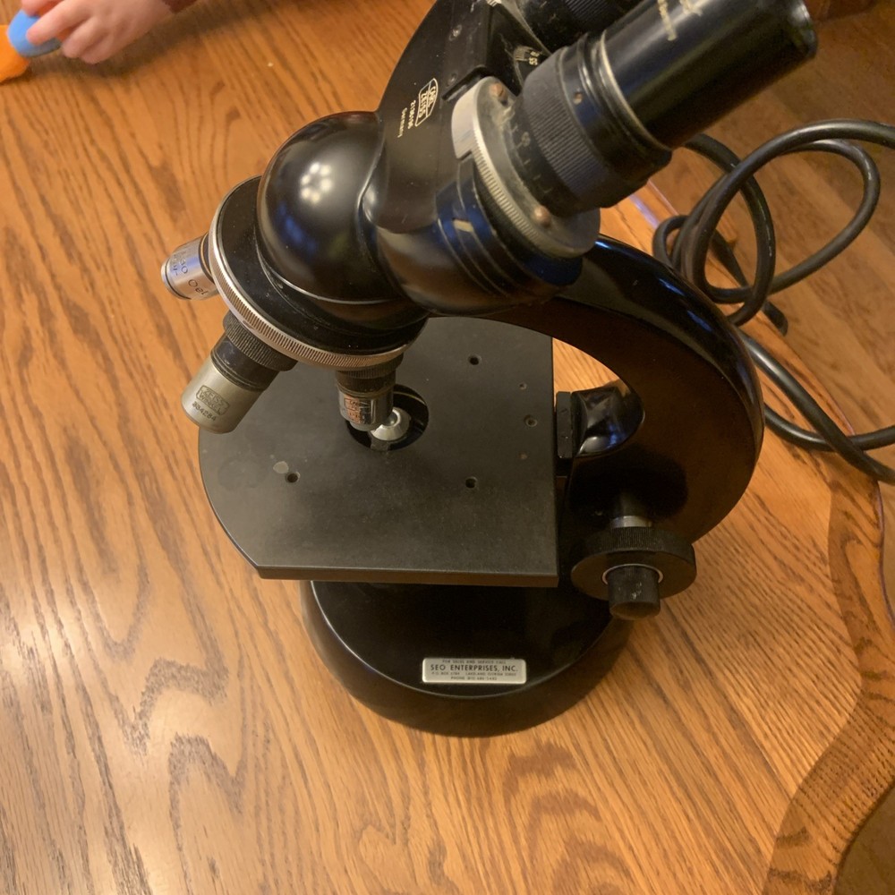 Carl Zeiss - Binocular Microscope with four Objective Lenses