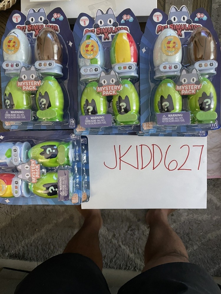 Pet Simulator X Series 1 (4 Pack) Mystery Egg + Epic DLC Code
