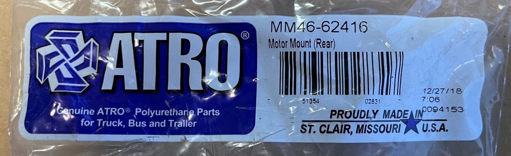 ATRO Polyurethane Rear Motor Mount MM46-62416