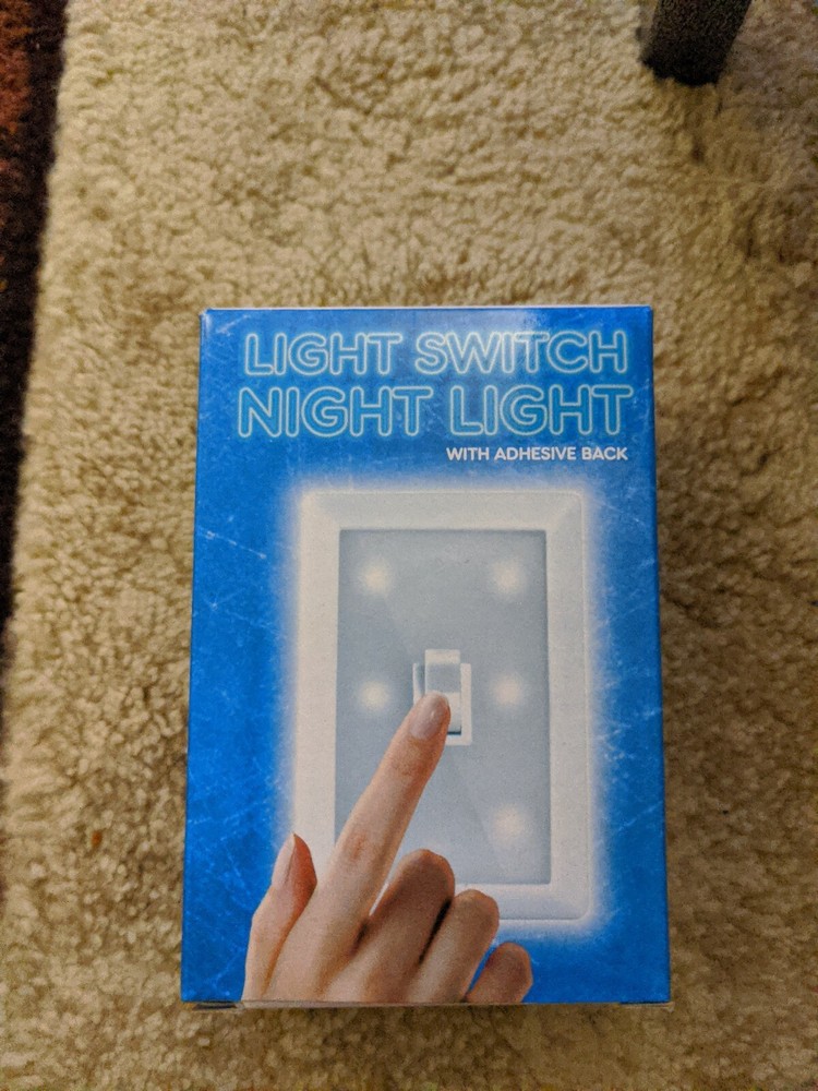 Rare Prize Proz White Light Switch Night Light