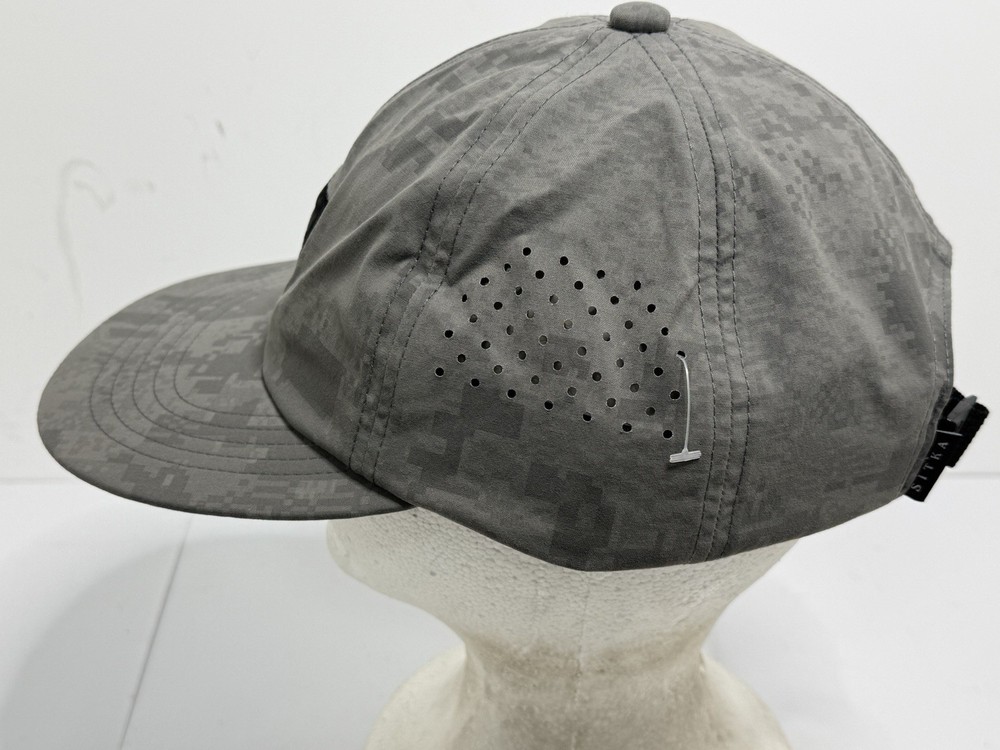 Sitka Gear Lo-Pro Unstructured Lightweight Gray Adjustable Strapback Hat Cap