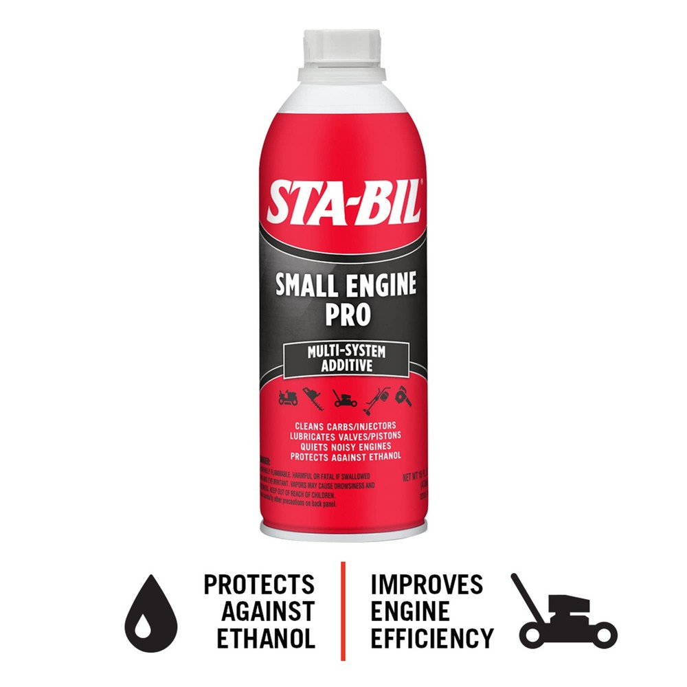 STA-BIL Small Engine Pro Multi-System Additive - 16 Fl Oz (Pack of 1), Red