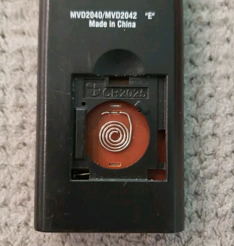 Memorex MVD2040/MVD2042 DVD Player Remote Control Not Tested