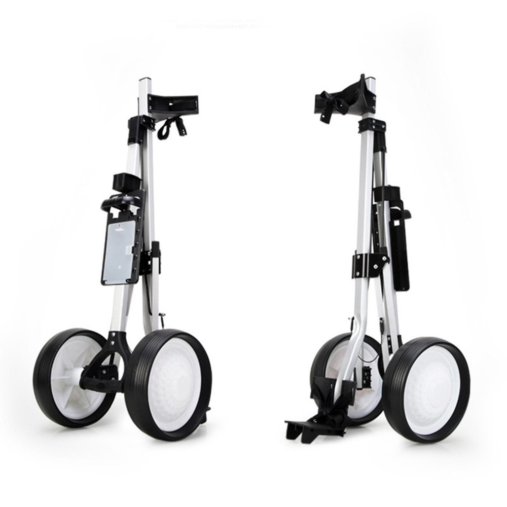 Golf Pull Push Cart Outdoor Folding Compact Multifunctional Golf Bag Cart